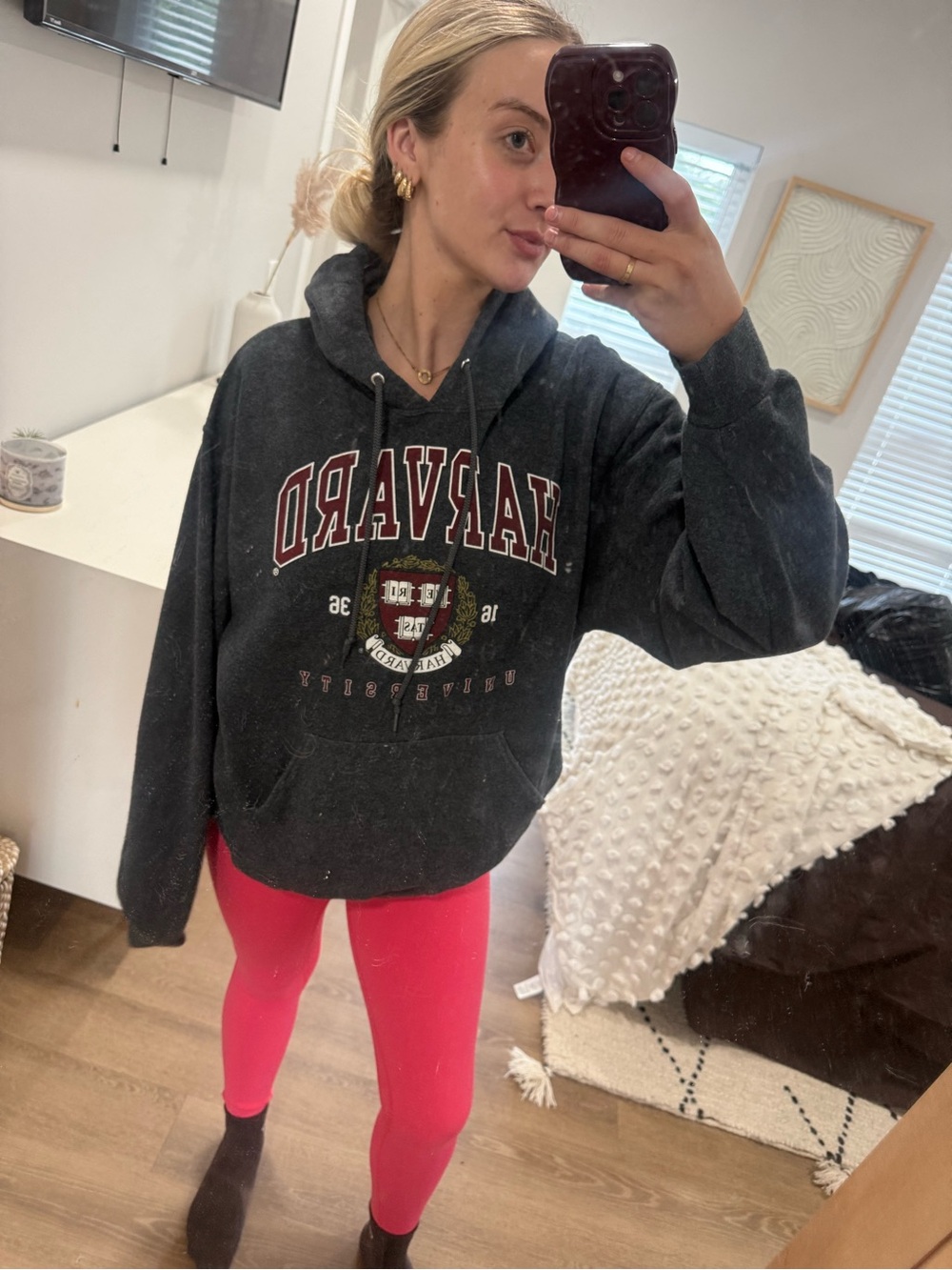 HARVARD hoodie L - Picture 5 of 13